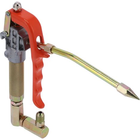 Pistolet graisseur manuel robuste en alliage avec tête rotative 360°, poignée ergonomique, contrôle manuel, outil de graissage haute performance TG-002 (1/5)