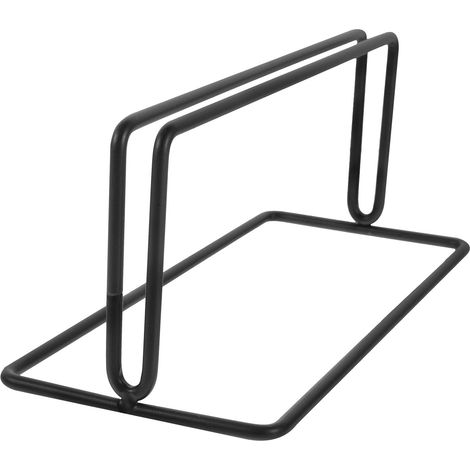 Clip de fixation pour cloison bureau Cabilock en aluminium noir (1/5)