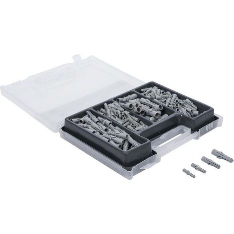 Set de percage metaux, beton, bois + chevilles embouts de vissage 300 pièces (1/3)