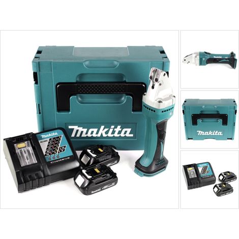 Makita DJS 161 RYJ 18 V Li-Ion a batteria in Makpac + 2 batterie da 1,5 Ah + caricabatterie