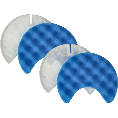 vhbw 4x filtro sostituisce Samsung DJ97-00849B per aspirapolvere - microfiltro, filtro in spugna