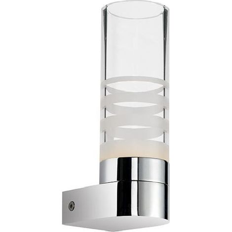 Italux Applique murale Pixy chrome verre LED 3,6W 19cm
