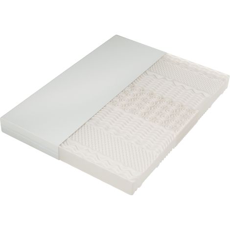 (=N616P228873A)Kaltschaummatratze, 140x200, 7 Zonen Komfortschaummatratze, 20 cm hoch, H3,H2, Ergonomische Kaltschaummatratze mit Griffe & Bezug waschbar Klimafaser versteppt Mit Rundum-Reißverschluss (1/5)