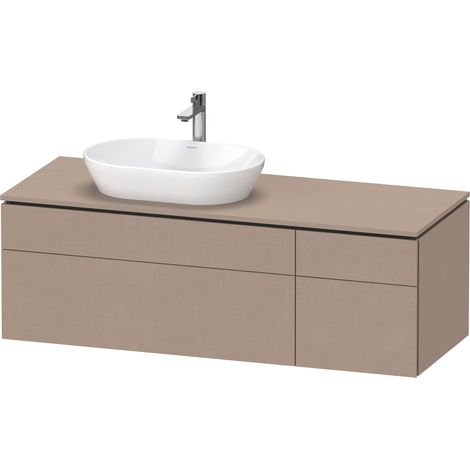 Lavabo de consola Duravit L-Cube, suspendido, incluye placa de