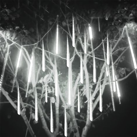 Guirlande Lumineuse Étoilée Étanche - Lumières LED Ultra Brillantes pour Décoration Fête, Mariage, Jardin, Terrasse, Arbre, Intérieur/Extérieur, Blanc