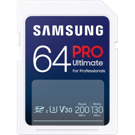 Samsung PRO Ultimate SD Card - Scheda di Memoria 64GB (1/4)