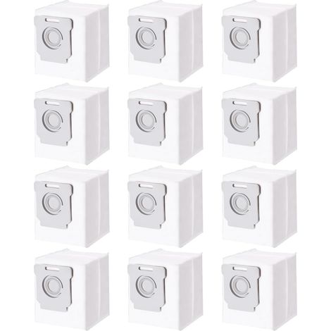 12er-Pack Staubsaugerbeutel für iRobot Roomba i7 i7+ i3 i3+ i4 i4+ i6 i6+ j7 j7+ i8 i8+S9 S9+ E5 E6 E7, Zubehör-Staubbeutel für iRobot Roomba Allen Staubsauger Clean Base (1/5)