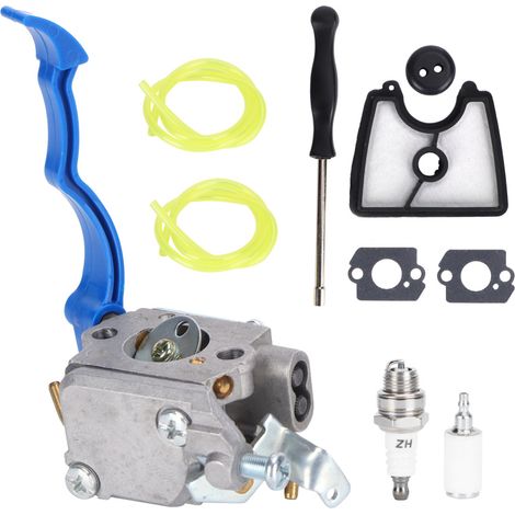 Filtro aria e filtro carburante per carburatore - Ricambi compatibili con Husqvarna 125B, 125BX e 125BVX
