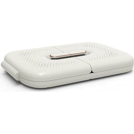 Chauffe-Pieds éLectrique Pliable Sous le Bureau pour Jambes et Pieds, Chauffage Portable pour Bureau, Maison, Prise UE (1/5)