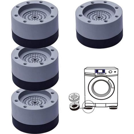 Pied Machine a Laver Anti Bruit, 4PCS Tampons À Pied Machine À Laver, Patin Anti Vibration Lave Linge Antidérapants (1/3)