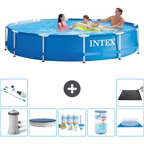 Intex Piscine Tubulaire Ronde - 366x76 cm - 8-pièces  S41771 (1/3)