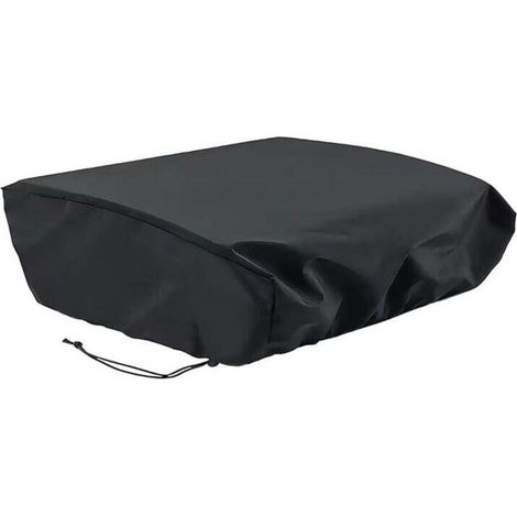 Housse de Protection pour Plancha en Tissu Oxford 210D - Taille 574823cm - Imperméable, Anti-UV et Anti-poussière - Noir - pour Usage Extérieur