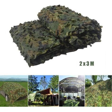 2x3M Filet de Camouflage Décoration Militaire Parasol Chasse en Plein Air (1/5)