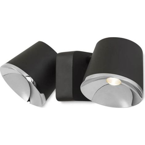 Leds-C4 Drone - Applique / Plafonnier LED Intégré Chrome, Marron (1/5)