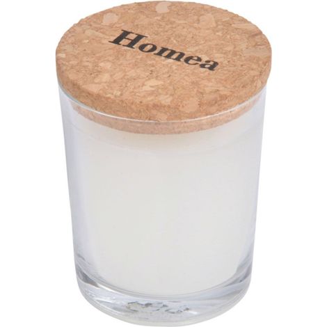 Bougie Parfumée Couvercle "Forêt Tropical" 5cm Blanc (1/3)