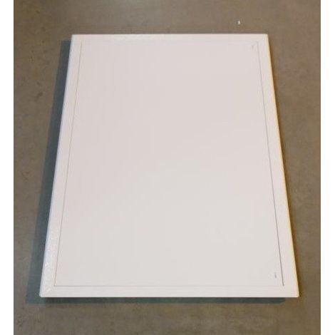 Porte affleurante (patie démontable) haute avec cadre passage 766x518mm pour bac encastré 2 travées 13 modules PATT ATOLE GTA203