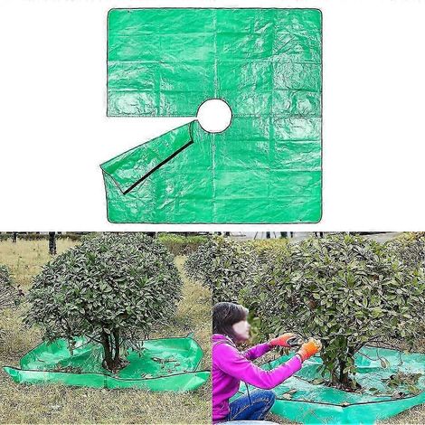 Tapis d'élagage d'arbres et arbustes avec trou de 12 pouces - entretien du jardin (1/5)