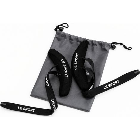 Paire de poignées de tirage de musculation modèle classique noir noir réf 8337 18 × 16,5 × 5 cm 500 g – Livraison gratuite