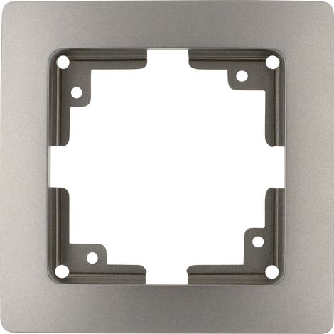 Unitec Abdeckrahmen 1-fach Monaco platin Steckdose Rahmen (1/3)