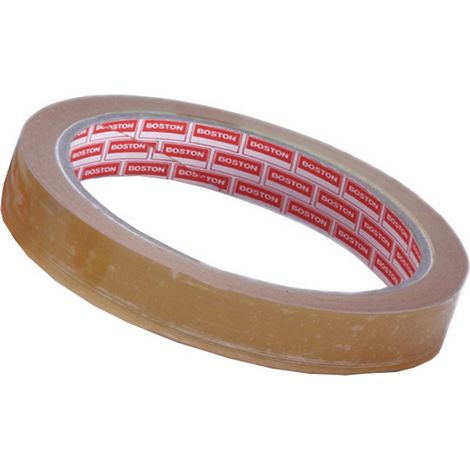rotolo di nastro trasparente autoadesivo adesivo mm 15x66 mtl per imballaggio (1/2)