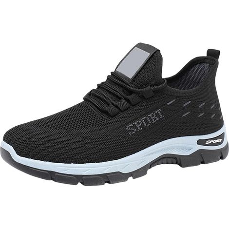 Zapatillas casuales de malla para hombre, ideales para primavera, verano y otoño. Zapatillas casuales de malla transpirables y ligeras. Zapatillas para caminar. Zapatillas deportivas casuales para hom (1/5)