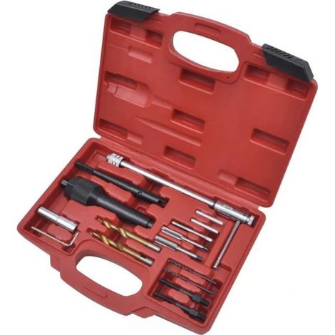 Set rimozione candele candelette 16 pezzi Utensili estrazione candele auto