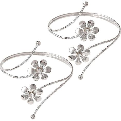 Set of 2 metal curtain tiebacks - Flowers - Curtain tiebacks - Curtain tiebacks - Curtain tiebacks - Curtain tiebacks - Loops (1/5)