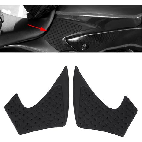 Paar rutschfeste Aufkleber für Kraftstofftank, Motorrad-Kniegriff, Anti-Rutsch-Aufkleber MT-07 FZ-07 2014-2016, Tankschutz, 2er-Set. (1/5)