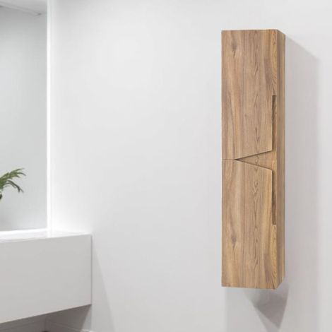 Colonna da bagno reversibile 160 cm HAITI Rovere Nodi (1/5)