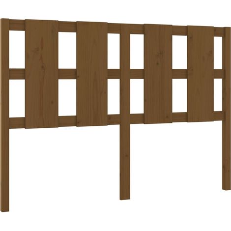 Maison Exclusive - Cabecero de cama madera maciza pino marrón mie