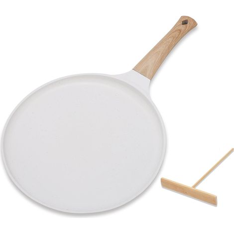 Integrierte multifunktionale Crêpe-Pfanne mit Antihaftbeschichtung, Crêpe-Pfanne, Küchenherd, Beige, 20 cm (1/5)