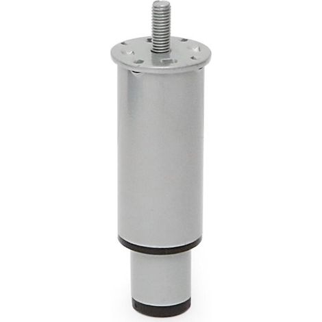 Q&Q pata metal stormy ø35 h90-h150 m8 gris , La pata metálica Stormy es ideal para sofás y muebles, está fabricada en metal duradero con un acabado en gris y