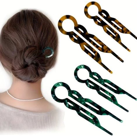 Lot de 10 pinces cheveux françaises U 7,2 cm – Prise magique antidérapante – Pour cheveux fins, épais (1/4)