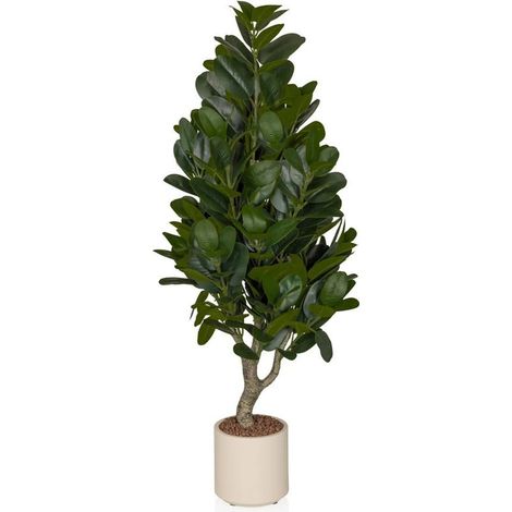 [NEUWERTIG] B-Ware Hjh OFFICE Kunstpflanze Mangostan Garcinia Pflanze grün Kunststoff robust 120cm (1/2)