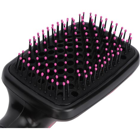 2-in-1-Haartrockner mit Kammfunktion, 1000 W Heißluft, tragbar, für Nass- und Trockenhaar, ABS-Material, 32,2 x 9 x 7,5 cm, Schwarz und Rosa, Neu und 100 % Originalware (1/5)