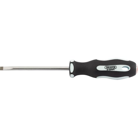 Draper Expert 5.5 x 100mm Plain Slot Parallel Tip Screwdriver with Soft Grip Handle (Model 34973) (1/5)