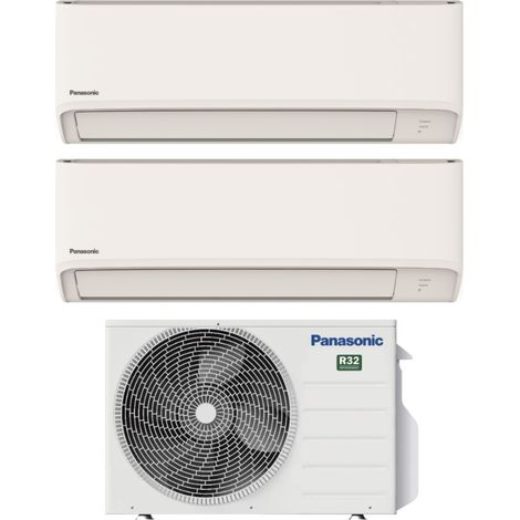 Condizionatore Panasonic Dual Split Inverter serie TZ 7+18 con CU-2Z50TBE R-32 Wi-Fi Integrato 7000+18000