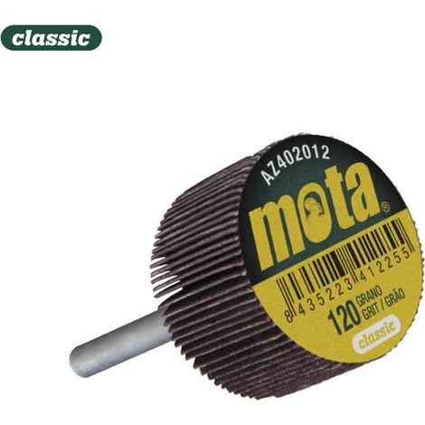 MOTA Spazzola Lamellare con Gambo 30x15x6mm Grana 50 AZ31505