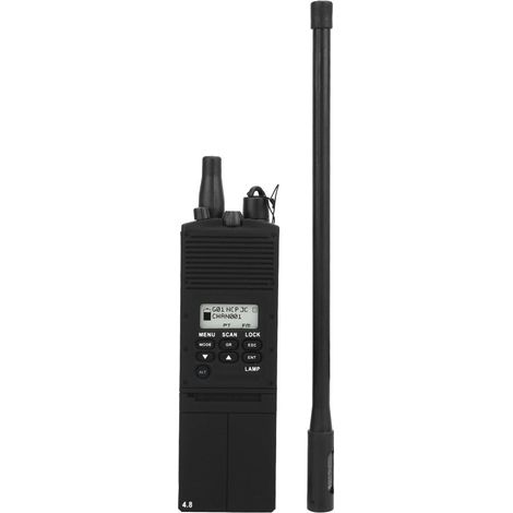 Lot factice radio bidirectionnelle en plastique durable, accessoire cosplay tactique, faux talkie-walkie (1/5)