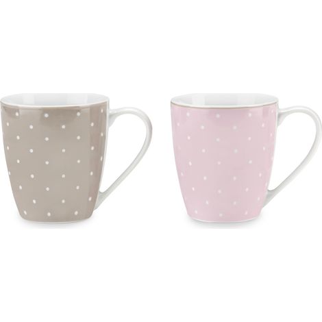 Fade Arabella set 2 tazze mug porcellana decorata 360 ml (1/3)