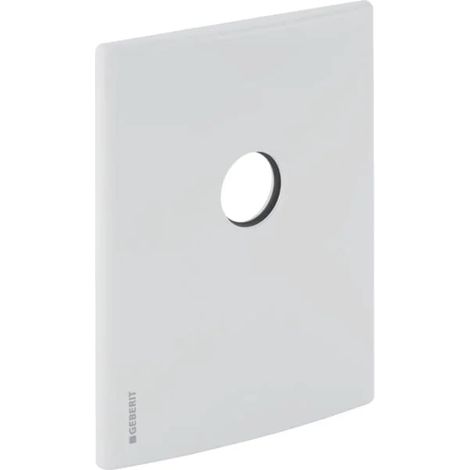 Geberit placa ciega de plástico, para sifón empotrado de lavabo: blanco alpino, 240869111