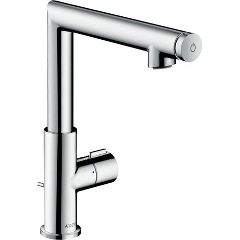 mitigeur lavabo Select 220avec tirette et vidage laiton poli