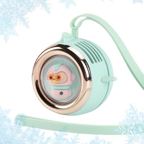 Collier ventilateur 3 Vitesses Forme Avion Mignon Rechargeable (1/5)