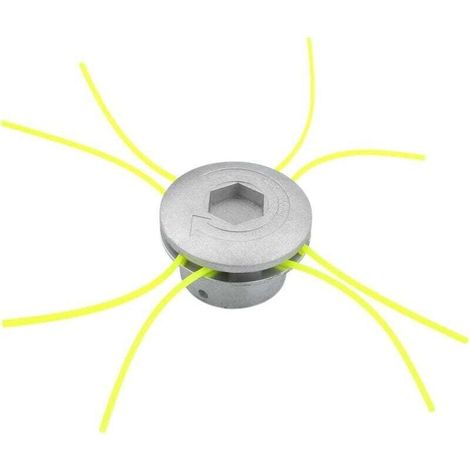 Aluminum Trimmer Head Aluminum Wire Trimmer Head MUMU Garden Patio Universal 4 Line Trimmer Head
