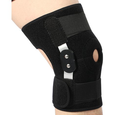 Genouillère de Sport Réglable avec Articulations Blanches - Support et Compression pour Genou (1/5)