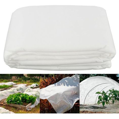 3x6m, non-tissée d'hiver pour plantes, protection contre le gel,protection hivernale pour plantes, bâche de protection pour plantes, blanche, protection contre les oiseaux et les (1/5)