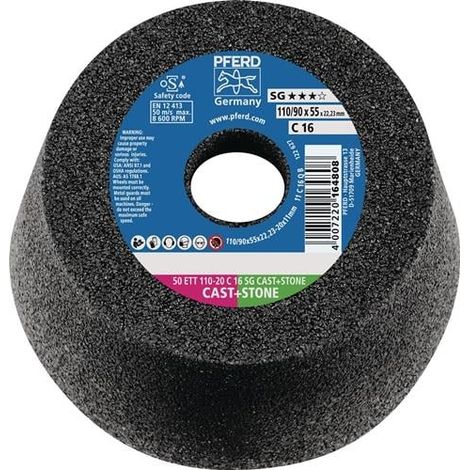 Tige abrasive 110 mm en fonte, béton et STE 16, foret 22,23 mm PFERD (1/3)