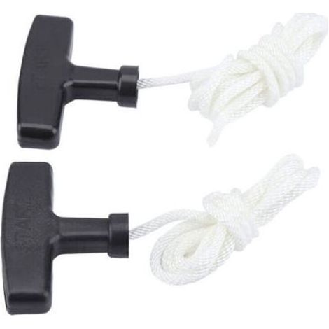 2 Pièces Démarreur à Réarmement pour Tondeuse à Gazon. Poignée de Démarrage avec Corde de 1.5 m - (1/5)