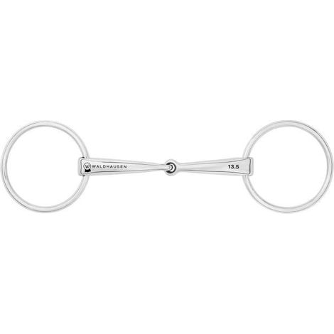 Gebiss Waldhausen single jointed snaffle Edelstahl leicht zu reinigen rostfrei (1/2)