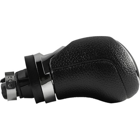 1 set. Color: Black. Material: Plastic + PU. Suitable for automotive gear shift knobs and gear levers.